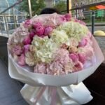 Букет Троянда, Півонія, Гортензія