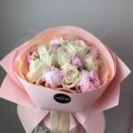 Букет Півонія , Стіфа , Троянда