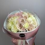 Букет Аспарагус , Троянда