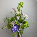 Букет Аліум , Вероніка , Гортензія , Діантус , Клематіс , Молюцела , Нігела , Троянда
